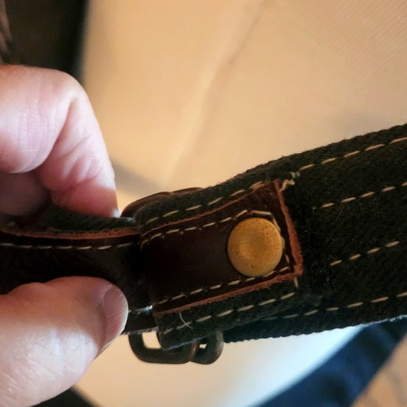 Myra Leather And Cowhide Fabric Stylish Square Backpack - Picture 12 of 15